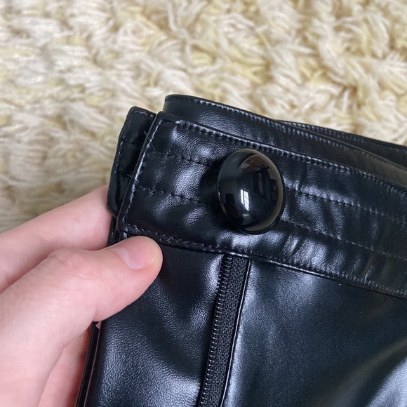 Princess Polly Love Club Black Faux Leather Pants - Picture 8 of 10